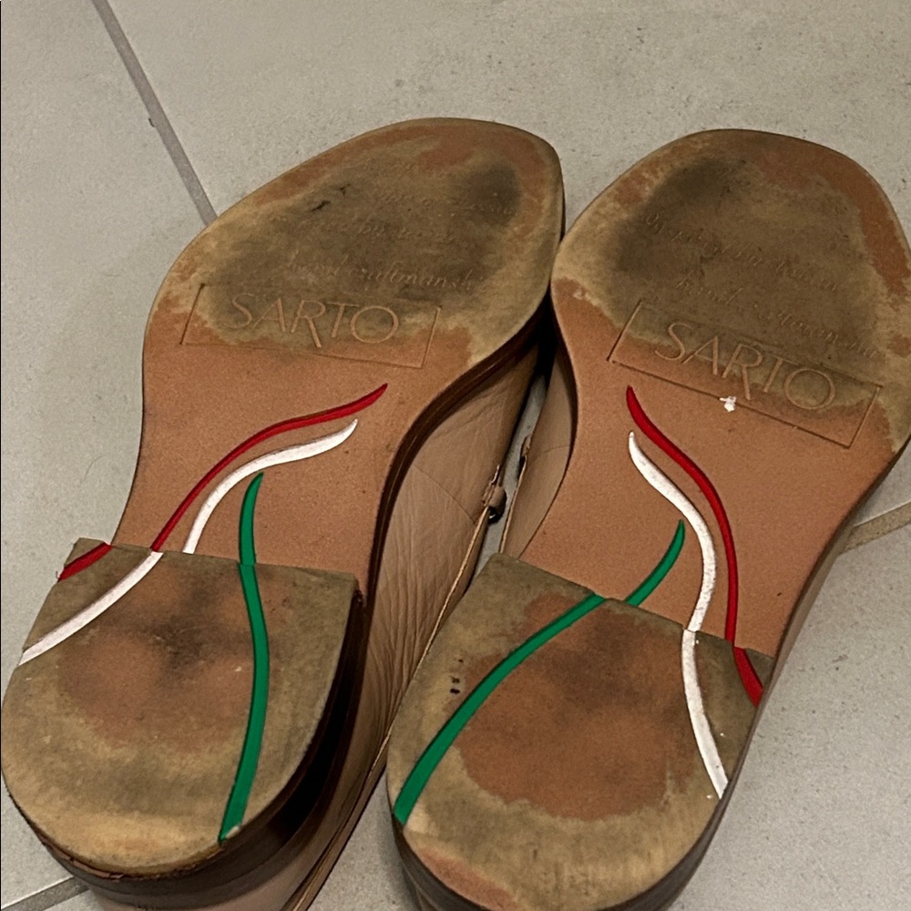 Franco Sarto Women Cream Loafers Size 8.5 - Picture 6 of 10